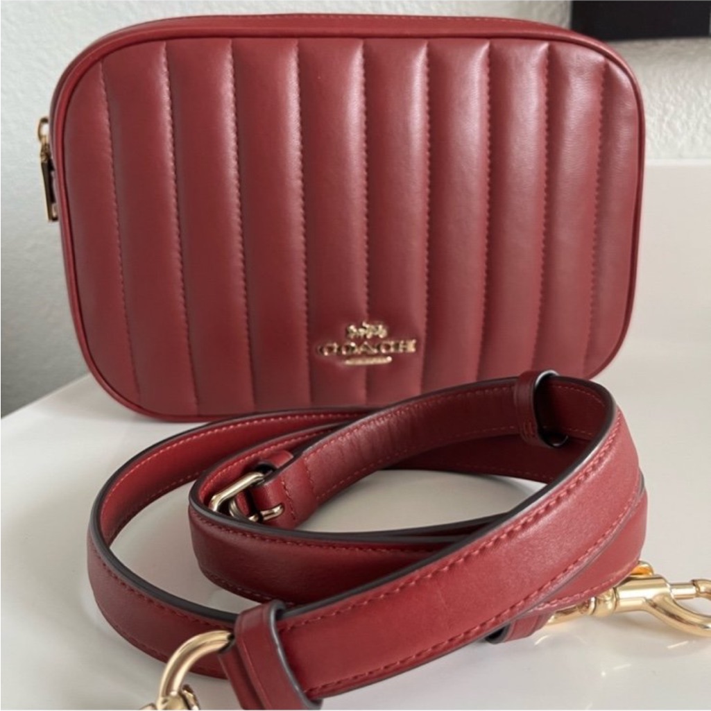 Coach Jes Cherry Quilted Crossbody Bag